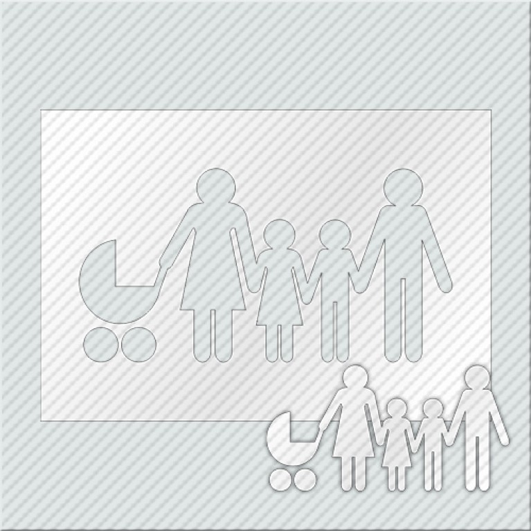 STENCIL PARKING ΓΙΑ ΟΙΚΟΓΕΝΕΙΑ ΜΕ ΠΑΙΔΙΑ  ΑΠΟΤΥΠΩΣΗ ΣΗΜΑΤΟΣ ΣΕ ΕΠΙΦΑΝΕΙΕΣ(ΕΔΑΦΟΣ,ΤΟΙΧΟΣ)