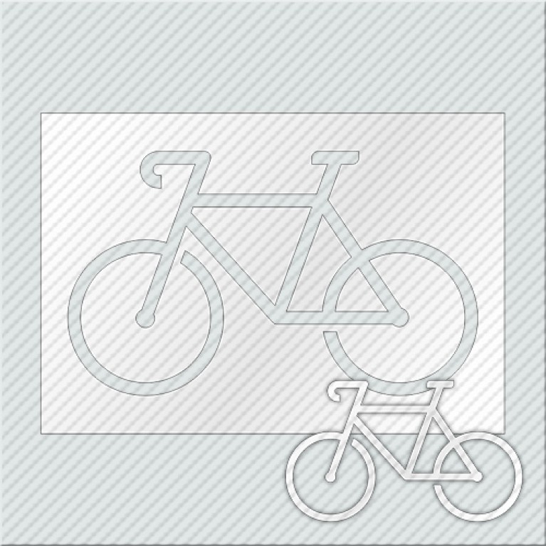 STENCIL PARKING ΠΟΔΗΛΑΤΩΝ ΑΠΟΤΥΠΩΣΗ ΣΗΜΑΤΟΣ ΣΕ ΕΠΙΦΑΝΕΙΕΣ(ΕΔΑΦΟΣ,ΤΟΙΧΟΣ)