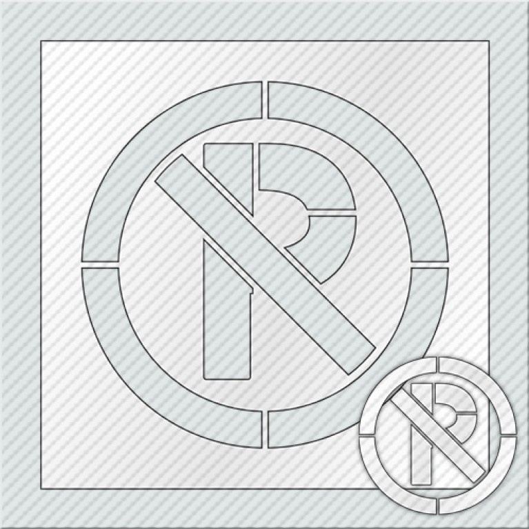 STENCIL ΑΠΑΓΟΡΕΥΕΤΑΙ ΤΟ ΠΑΡΚΑΡΙΣΜΑ ΑΠΟΤΥΠΩΣΗ ΣΗΜΑΤΟΣ ΣΕ ΕΠΙΦΑΝΕΙΕΣ(ΕΔΑΦΟΣ,ΤΟΙΧΟΣ)