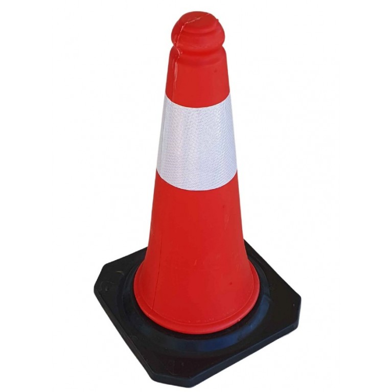 ΠΛΑΣΤΙΚΟΣ ΚΩΝΟΣ 50cm  ΜΕ ΒΑΡΙΑ ΛΑΣΤΙΧΕΝΙΑ ΒΑΣΗ