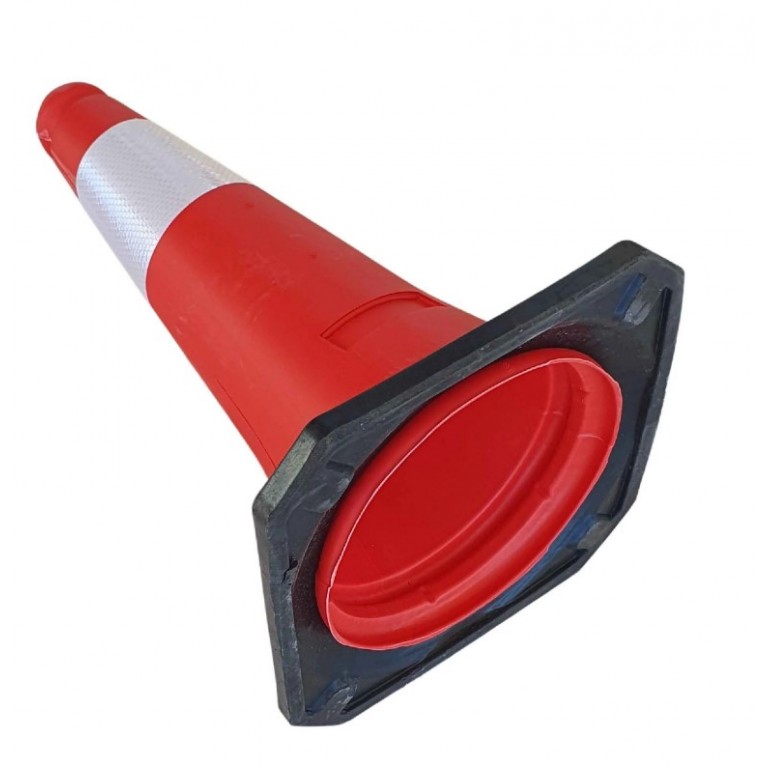 ΠΛΑΣΤΙΚΟΣ ΚΩΝΟΣ 50cm  ΜΕ ΒΑΡΙΑ ΛΑΣΤΙΧΕΝΙΑ ΒΑΣΗ