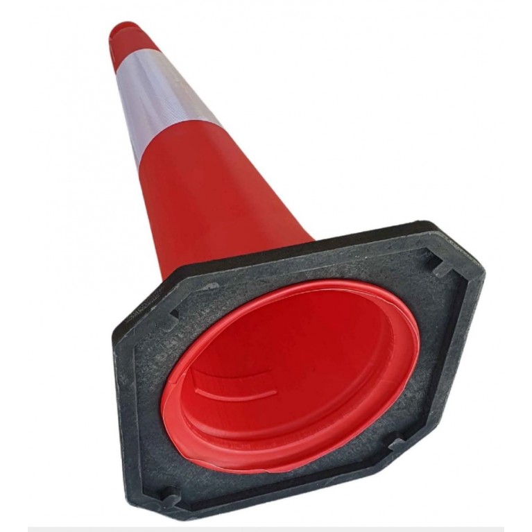 ΠΛΑΣΤΙΚΟΣ ΚΩΝΟΣ 50cm  ΜΕ ΒΑΡΙΑ ΛΑΣΤΙΧΕΝΙΑ ΒΑΣΗ