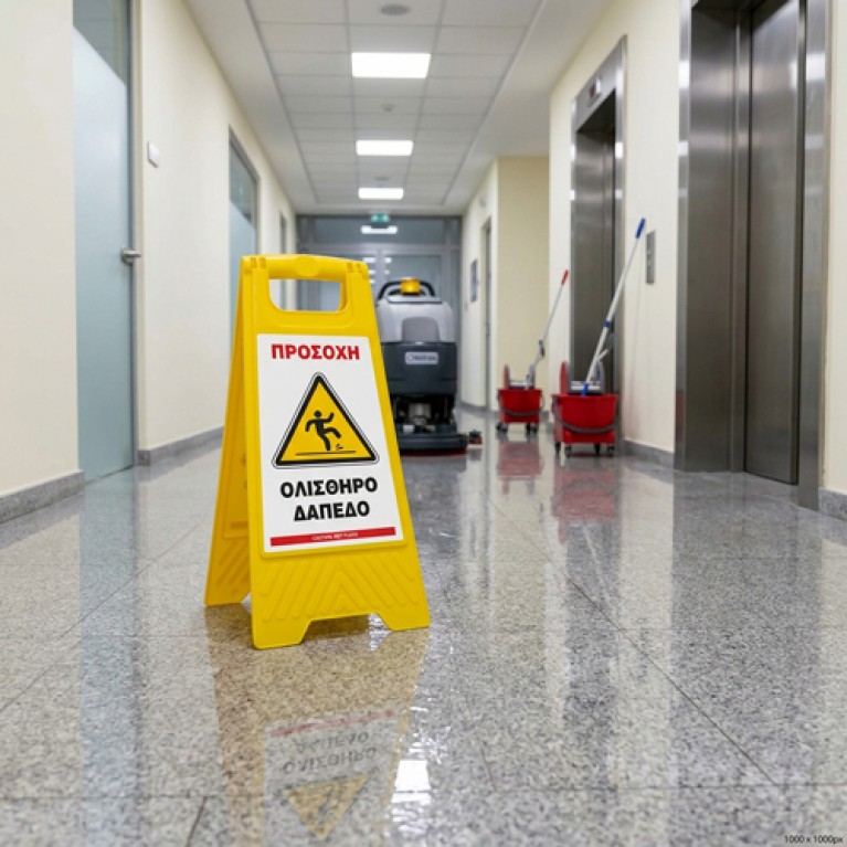 ΠΛΑΣΤΙΚΗ ΠΙΝΑΚΙΔΑ ΤΥΠΟΥ Λ - WET FLOOR