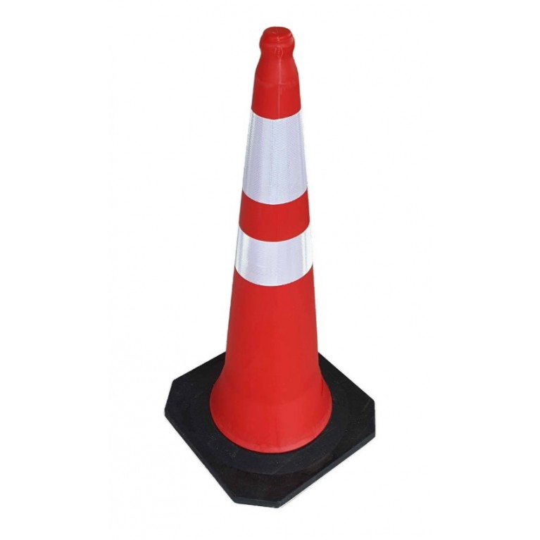 ΠΛΑΣΤΙΚΟΣ ΚΩΝΟΣ 50cm  ΜΕ ΒΑΡΙΑ ΛΑΣΤΙΧΕΝΙΑ ΒΑΣΗ