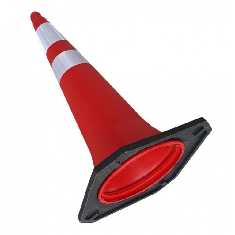 ΠΛΑΣΤΙΚΟΣ ΚΩΝΟΣ 50cm  ΜΕ ΒΑΡΙΑ ΛΑΣΤΙΧΕΝΙΑ ΒΑΣΗ