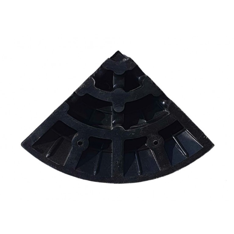 ΡΑΜΠΑ ΠΕΖΟΔΡΟΜΙΟΥ ΕΛΑΣΤΙΚΗ ΧΡΩΜΑΤΙΣΤΗ ΑΚΡΙΑΝΟ ΤΜΗΜΑ 15 cm