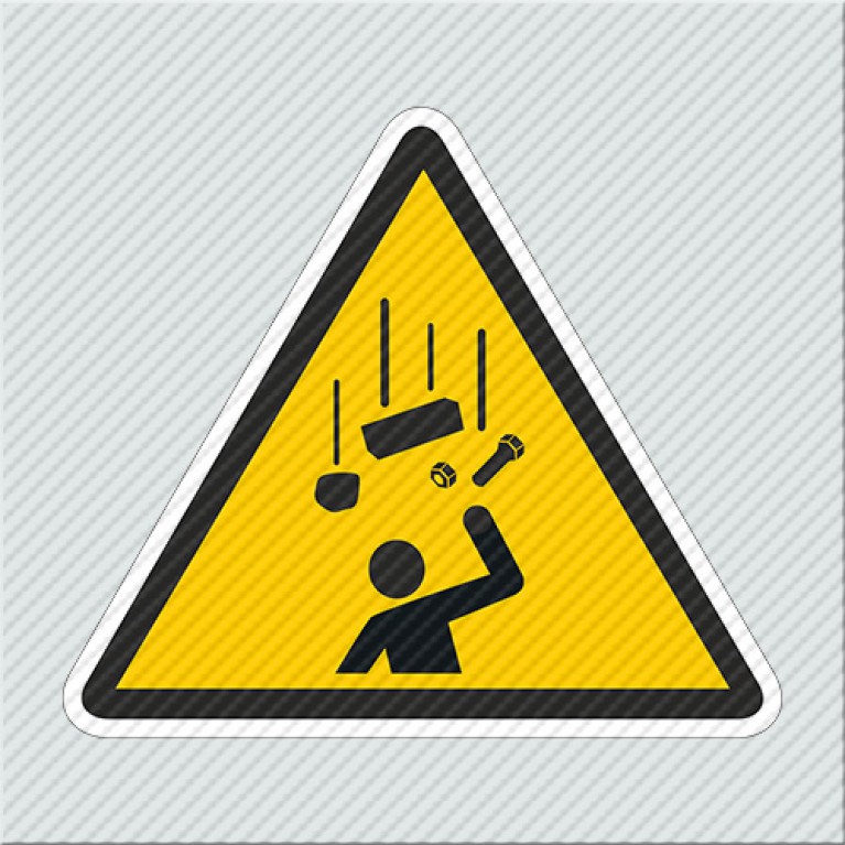 ΚΙΝΔΥΝΟΣ ΑΠΟ ΠΤΩΣΗ ΑΝΤΙΚΕΙΜΕΝΩΝ / DANGER FALLING OBJECTS