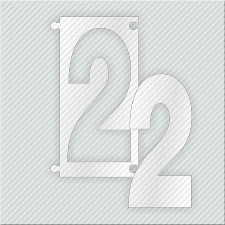 ΝΟΥΜΕΡΟ 2 ΑΠΟ PLEXIGLASS ΛΕΥΚΟ ΓΑΛΑΚΤΕΡΟ 7cm ΓΙΑ ΠΙΝΑΚΙΔΕΣ ΟΔΩΝ