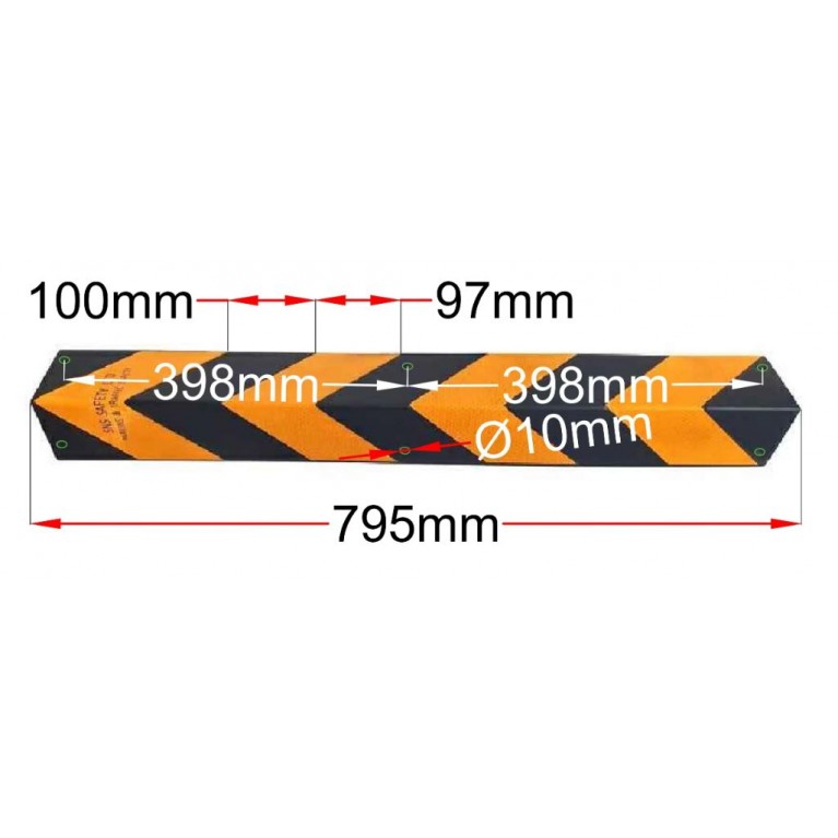 ΓΩΝΙΑ ΠΡΟΣΤΑΣΙΑΣ ΠΑΧΟΥΣ 8mm