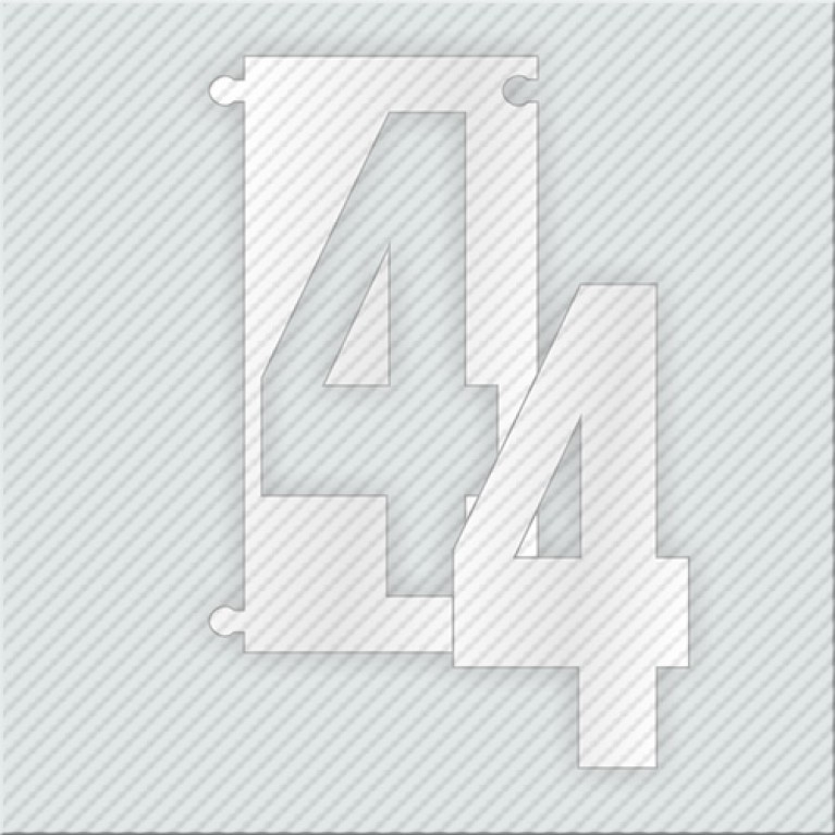 ΝΟΥΜΕΡΟ 4 ΑΠΟ PLEXIGLASS ΛΕΥΚΟ ΓΑΛΑΚΤΕΡΟ 7cm ΓΙΑ ΠΙΝΑΚΙΔΕΣ ΟΔΩΝ