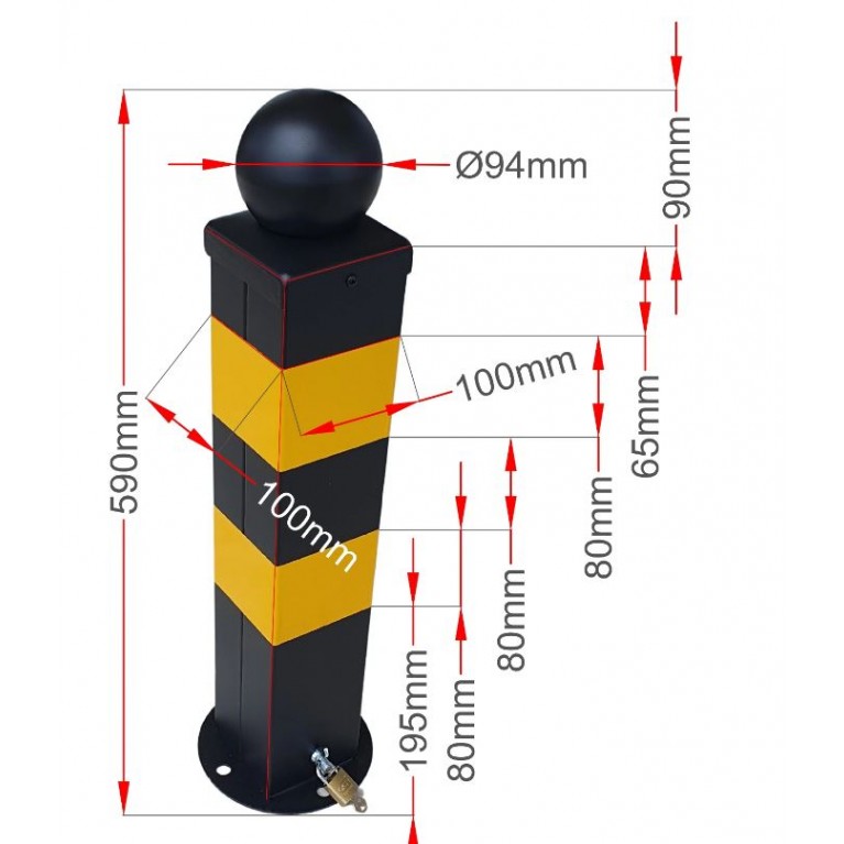 ΜΕΤΑΛΛΙΚΟ ΚΟΛΩΝΑΚΙ AΦΑΙΡΟΥΜΕΝΟ ΜΕ ΣΦΑΙΡΑ ΚΑΙ ΛΟΥΚΕΤΟ