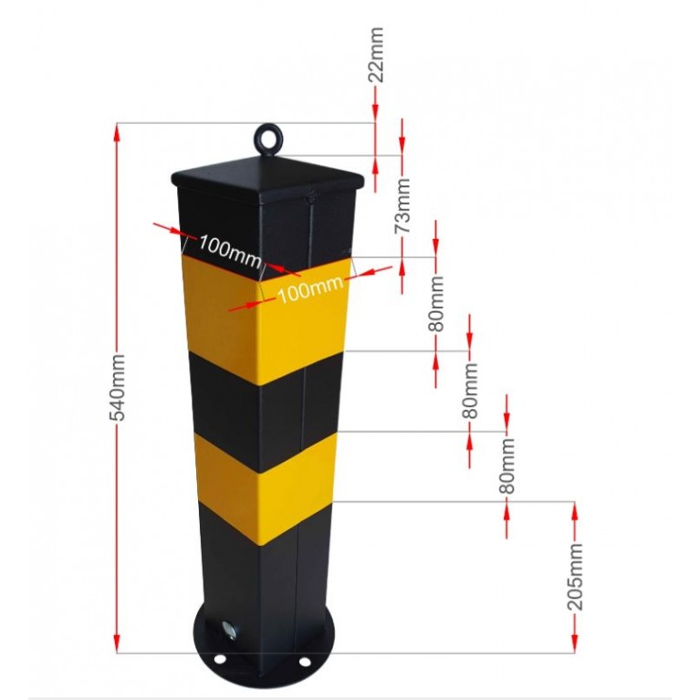 ΜΕΤΑΛΛΙΚΟ ΚΟΛΩΝΑΚΙ ΣΤΑΘΕΡΟ ΜΕ ΚΡΙΚΟ - ΠΥΡΑΜΙΔΑ