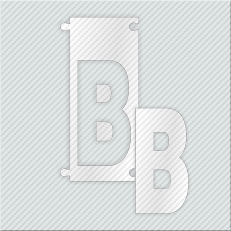 ΓΡΑΜΜΑ Β ΑΠΟ PLEXIGLASS ΛΕΥΚΟ ΓΑΛΑΚΤΕΡΟ 5cm ΓΙΑ ΠΙΝΑΚΙΔΕΣ ΟΔΩΝ