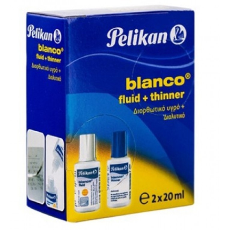 ΔΙΟΡΘΩΤΙΚΟ PELIKAN BLANCO SET (ΥΓΡΟ+ΔΙΑΛΥΤΙΚΟ) 20ml