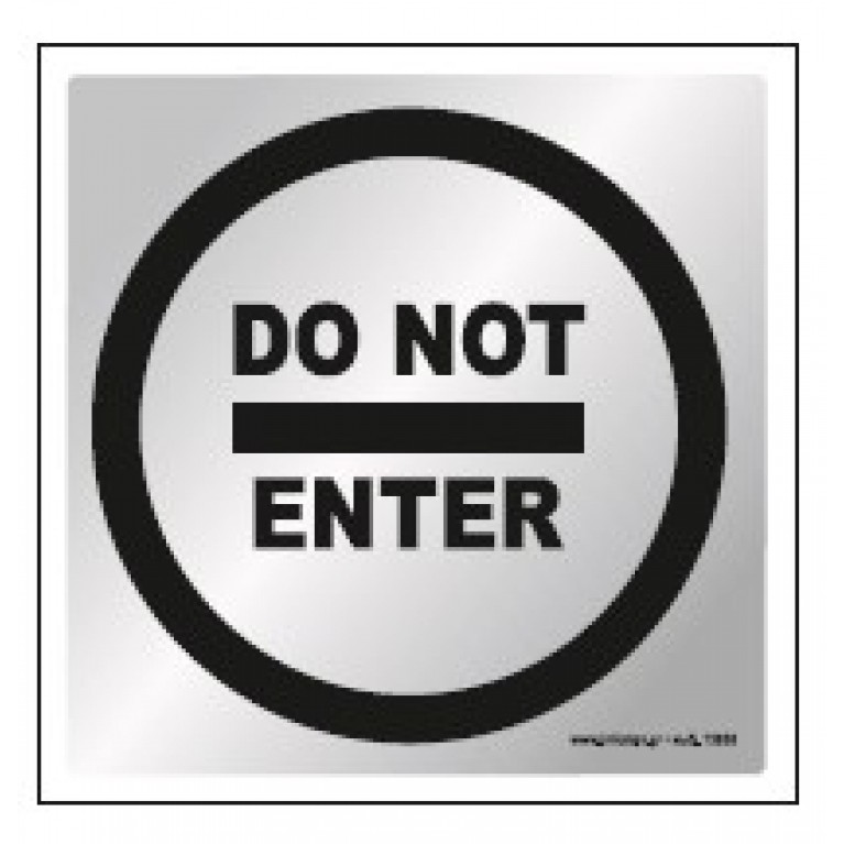 DO NOT ENTER