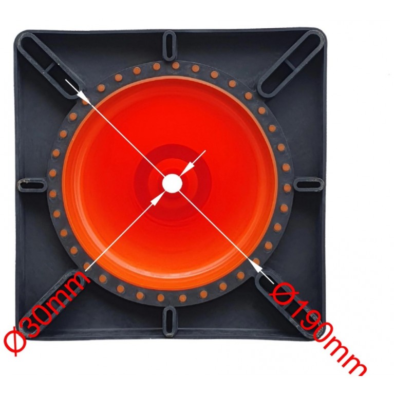 ΕΛΑΣΤΙΚΟΣ ΚΩΝΟΣ ΚΥΚΛΟΦΟΡΙΑΣ 45 cm από PVC