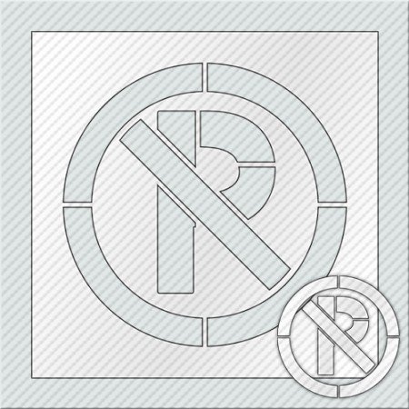 STENCIL ΑΠΑΓΟΡΕΥΕΤΑΙ ΤΟ ΠΑΡΚΑΡΙΣΜΑ ΑΠΟΤΥΠΩΣΗ ΣΗΜΑΤΟΣ ΣΕ ΕΠΙΦΑΝΕΙΕΣ(ΕΔΑΦΟΣ,ΤΟΙΧΟΣ)