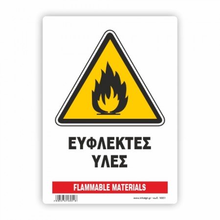 ΕΥΦΛΕΚΤΕΣ ΥΛΕΣ ΥΨΗΛΗ ΘΕΡΜΟΚΡΑΣΙΑ / Highly Flammable Objects High Temperatures