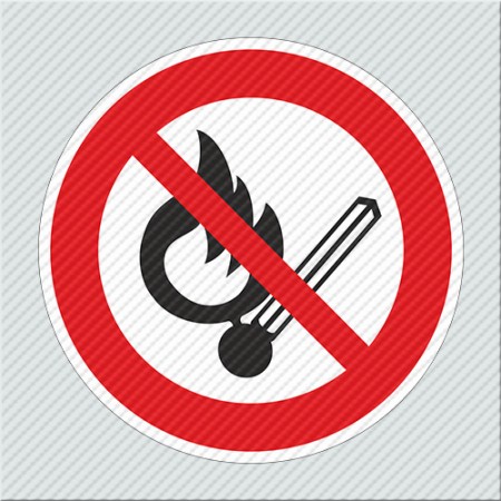 ΑΠΑΓΟΡΕΥΕΤΑΙ Η ΧΡΗΣΗ ΦΛΟΓΑΣ ΚΑΙ ΤΟ ΚΑΠΝΙΣΜΑ / No SMOKING, MATCHES OR OPEN LIGHTS