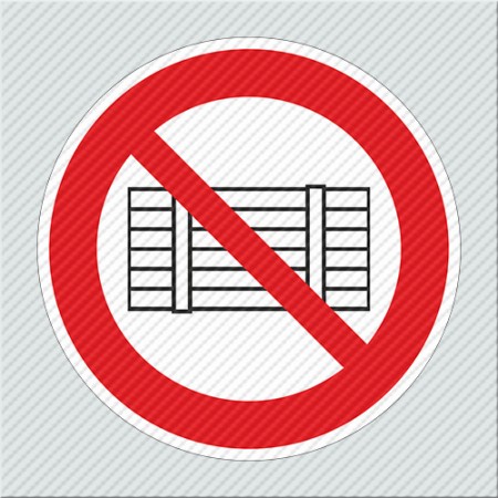 ΑΠΑΓΟΡΕΥΕΤΑΙ Η ΤΟΠΟΘΕΤΗΣΗ ΦΟΡΤΙΩΝ / NO LOADING ALLOWED