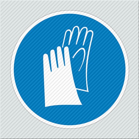 ΥΠΟΧΡΕΩΤΙΚΗ ΠΡΟΣΤΑΣΙΑ ΤΩΝ ΧΕΡΙΩΝ / PROTECTIVE GLOVES REQUIRED