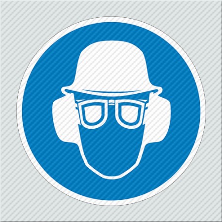 ΥΠΟΧΡΕΩΤΙΚΑ ΦΟΡΑΤΕ ΚΡΑΝΟΣ - ΩΤΟΑΣΠΙΔΕΣ ΚΑΙ ΓΥΑΛΙΑ ΠΡΟΣΤΑΣΙΑΣ / HARD HATS, EAR PROTECTION AND SAFETY GLASSES MUST BE WORN