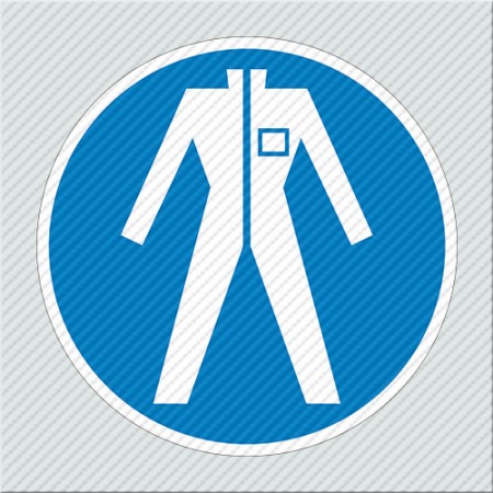 ΥΠΟΧΡΕΩΤΙΚΑ ΦΟΡΑΤΕ ΦΟΡΜΑ ΕΡΓΑΣΙΑΣ / WEAR PROTECTIVE WORK CLOTHING