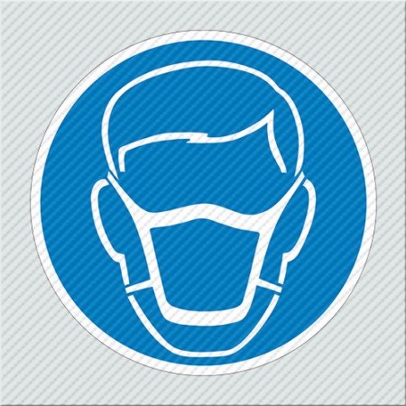 ΥΠΟΧΡΕΩΤΙΚΑ ΦΟΡΑΤΕ ΜΑΣΚΑ ΣΚΟΝΗΣ / DUST RESPIRATOR MUST BE WORN OR FACE MASK MUST BE WORN