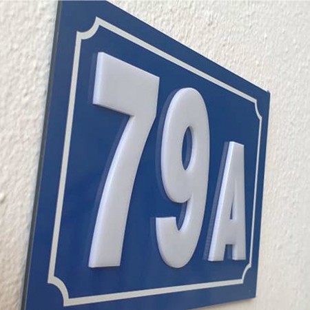 ΑΡΙΘΜΗΣΗ ΟΔΟΥ ΤΡΙΔΙΑΣΤΑΤΗ ΕΤΟΙΜΟ ΜΕ ΑΡΙΘΜΗΣΗ