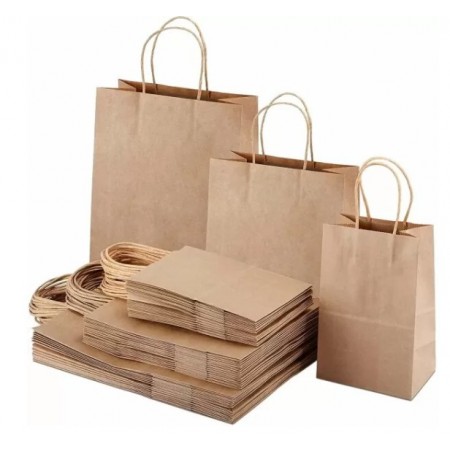 ΧΑΡΤΙΝΕΣ ΟΙΚΟΛΟΓΙΚΕΣ ΤΣΑΝΤΕΣ ΜΕ ΧΑΡΤΙΝΟ ΣΤΡΙΦΤΟ ΧΕΡΑΚΙΑ ΣΥΣΚ. 50ΤΕΜ