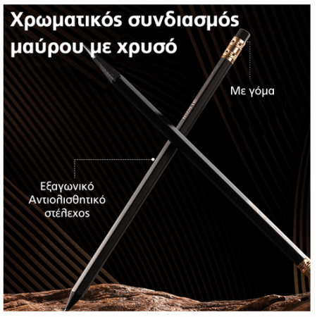 NUSIGN ΜΟΛΥΒΙ ΜΕ ΓΟΜΑ HB BLISTER HB ΜΑΥΡΟ 10 ΤΕΜΑΧΙΑ