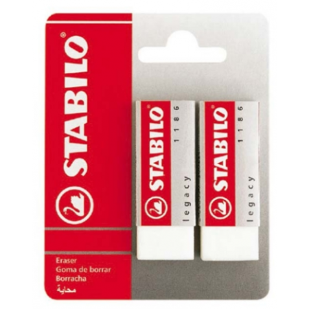 BLISTER STABILO 1186 ΓΟΜΟΛΑΣΤΙΧΕΣ 2τεμ ΚΠ
