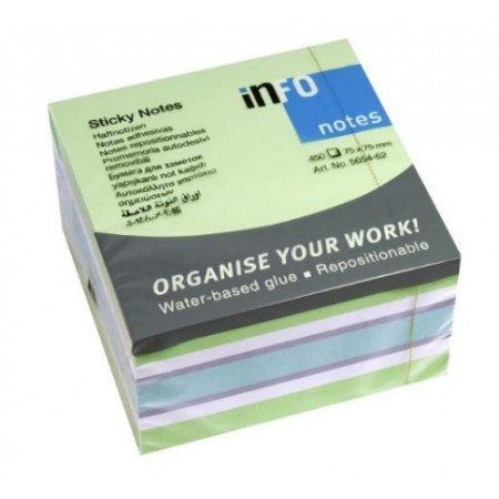 ΚΥΒΟΙ INFO 5654-62 PASTEL GREEN-BLUE 75Χ75 450φ