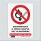 ΑΠΑΓΟΡΕΥΕΤΑΙ Η ΧΡΗΣΗ ΦΛΟΓΑΣ ΚΑΙ ΤΟ ΚΑΠΝΙΣΜΑ / No SMOKING, MATCHES OR OPEN LIGHTS
