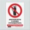 ΑΠΑΓΟΡΕΥΕΤΑΙ Η ΧΡΗΣΗ ΠΥΡΟΣΒΕΣΤΗΡΑ/ USE OF FIRE EXTINGUISHERS PROHIBITED
