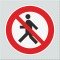 ΑΠΑΓΟΡΕΥΕΤΑΙ Η ΔΙΕΛΕΥΣΗ ΠΕΖΩΝ / PEDESTRIANS ARE PROHIDITED