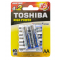 TOSHIBA ΜΠΑΤΑΡΙΑ LR6/1.5V AA ΑΛΚΑΛΙΚΗ BLISTER 4+2 ΤΕΜΑΧΙΑ