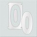 ΝΟΥΜΕΡΟ 0 ΑΠΟ PLEXIGLASS ΛΕΥΚΟ ΓΑΛΑΚΤΕΡΟ 7cm ΓΙΑ ΠΙΝΑΚΙΔΕΣ ΟΔΩΝ