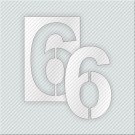 STENCIL ΑΡΙΘΜΟΥ 6 ΑΠΟΤΥΠΩΣΗ ΣΗΜΑΤΟΣ ΣΕ ΕΠΙΦΑΝΕΙΕΣ(ΕΔΑΦΟΣ,ΤΟΙΧΟΣ)