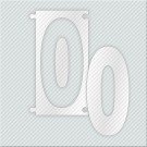 ΝΟΥΜΕΡΟ 0 ΑΠΟ PLEXIGLASS ΛΕΥΚΟ ΓΑΛΑΚΤΕΡΟ 7cm ΓΙΑ ΠΙΝΑΚΙΔΕΣ ΟΔΩΝ