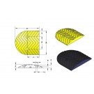 ΣΑΜΑΡΑΚΙ ΔΡΟΜΟΥ PARK-DH-210-EY Ακραίο κομμάτι κίτρινο / μαύρο