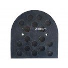 ΣΑΜΑΡΑΚΙ ΔΡΟΜΟΥ PARK-DH-210-EY Ακραίο κομμάτι κίτρινο / μαύρο