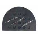 ΣΑΜΑΡΑΚΙ ΔΡΟΜΟΥ PARK-DH-215-EY Ακραίο κομμάτι κίτρινο / μαύρο