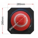 ΠΛΑΣΤΙΚΟΣ ΚΩΝΟΣ 50cm  ΜΕ ΒΑΡΙΑ ΛΑΣΤΙΧΕΝΙΑ ΒΑΣΗ
