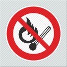 ΑΠΑΓΟΡΕΥΕΤΑΙ Η ΧΡΗΣΗ ΦΛΟΓΑΣ ΚΑΙ ΤΟ ΚΑΠΝΙΣΜΑ / No SMOKING, MATCHES OR OPEN LIGHTS