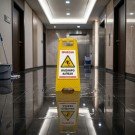 ΠΛΑΣΤΙΚΗ ΠΙΝΑΚΙΔΑ ΤΥΠΟΥ Λ - WET FLOOR