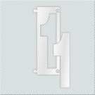 ΝΟΥΜΕΡΟ 1 ΑΠΟ PLEXIGLASS ΛΕΥΚΟ ΓΑΛΑΚΤΕΡΟ 7cm ΓΙΑ ΠΙΝΑΚΙΔΕΣ ΟΔΩΝ