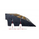 ΡΑΜΠΑ ΠΕΖΟΔΡΟΜΙΟΥ ΕΛΑΣΤΙΚΗ ΧΡΩΜΑΤΙΣΤΗ 15cm ΜΕΣΑΙΟ ΚΟΜΜΑΤΙ
