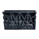 ΡΑΜΠΑ ΠΕΖΟΔΡΟΜΙΟΥ ΕΛΑΣΤΙΚΗ ΧΡΩΜΑΤΙΣΤΗ 15cm ΜΕΣΑΙΟ ΚΟΜΜΑΤΙ