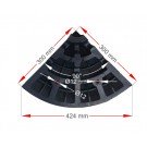 ΡΑΜΠΑ ΠΕΖΟΔΡΟΜΙΟΥ ΕΛΑΣΤΙΚΗ ΧΡΩΜΑΤΙΣΤΗ ΑΚΡΙΑΝΟ ΤΜΗΜΑ 10 cm